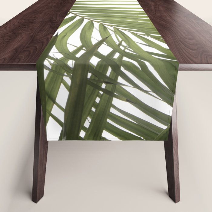 Palm Leaves Photo 01 Table Runner Gallery Image 1