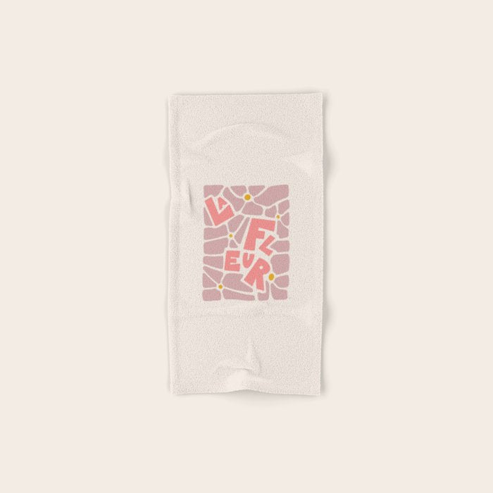 La Fleur French Flower Bath Towel Gallery Image 1