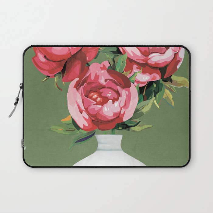 Vase of Flowers 1 Laptop Sleeve Gallery Image 1