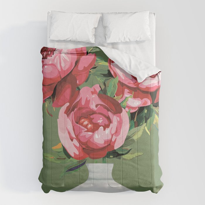 Vase of Flowers 1 Comforter Gallery Image 6