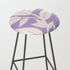 Leaves Purple Stool Gallery Image 2