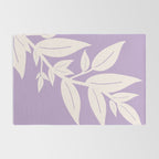 Leaves Purple Rug Gallery Image 2