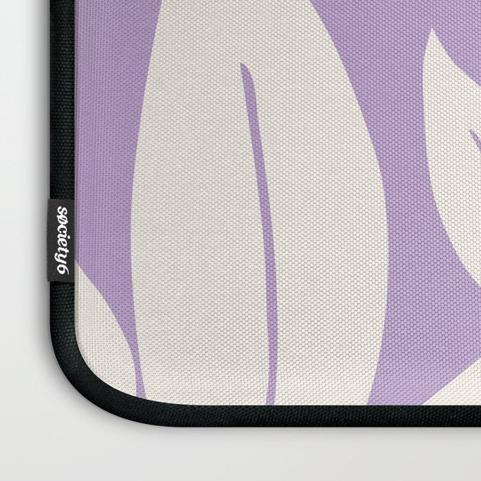 Leaves Purple Laptop Sleeve Gallery Image 3