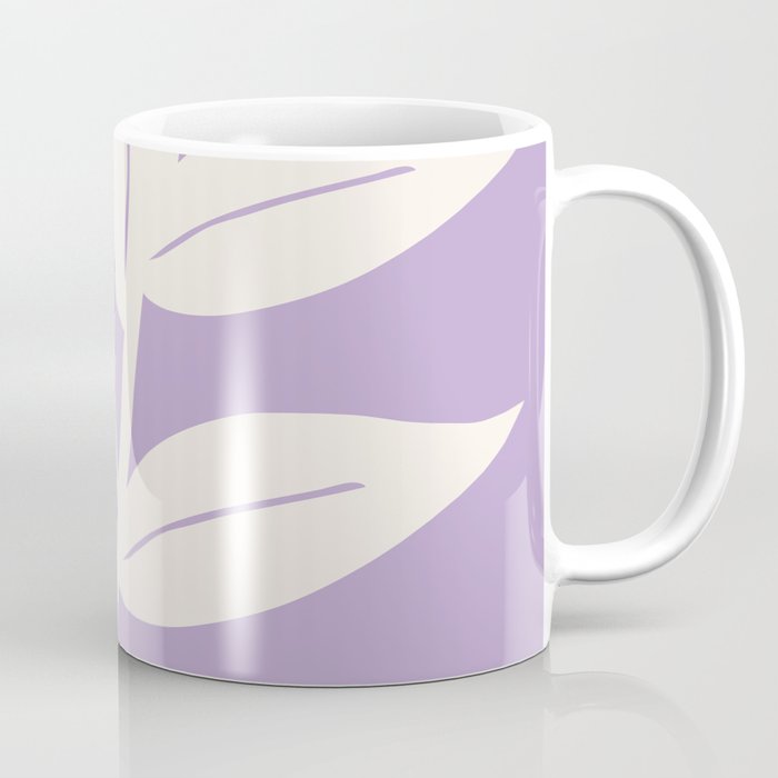 Leaves Purple Coffee Mug Gallery Image 1