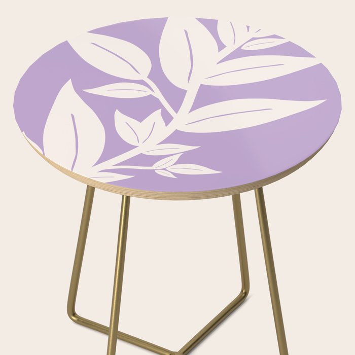 Leaves Purple Side Table Gallery Image 2