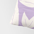 Leaves Purple Pillow Sham Gallery Image 4