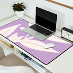 Leaves Purple Desk Mat Gallery Image 2