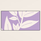 Leaves Purple Desk Mat Gallery Image 3
