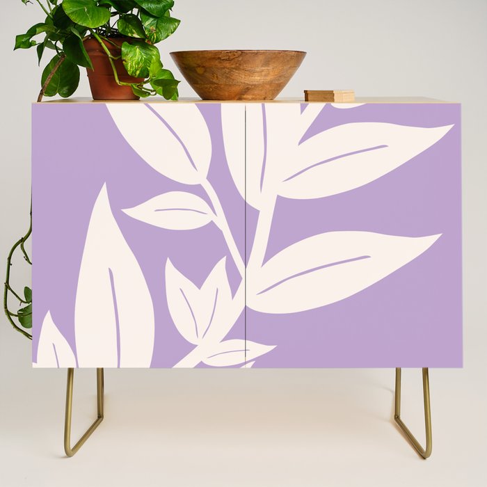 Leaves Purple Credenza Gallery Image 1