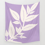 Leaves Purple Wall Tapestry Gallery Image 4