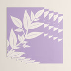 Leaves Purple Wrapping Paper Gallery Image 3