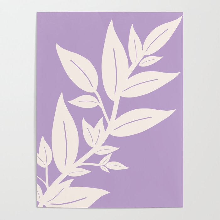 Leaves Purple Poster Gallery Image 4