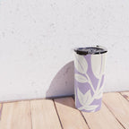 Leaves Purple Travel Mug Gallery Image 4