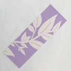 Leaves Purple Yoga Mat Gallery Image 1