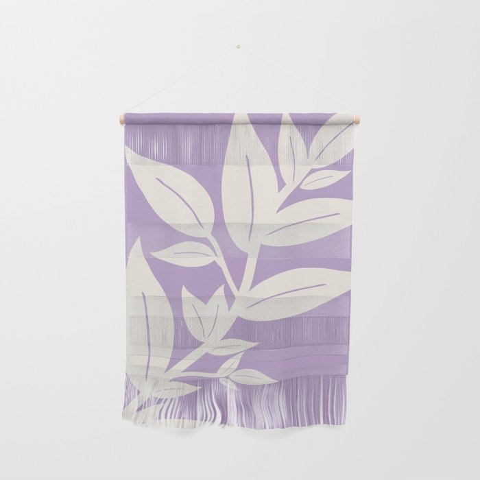 Leaves Purple Wall Hanging Gallery Image 1