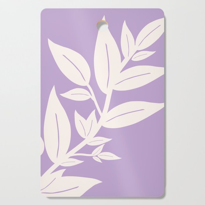 Leaves Purple Cutting Board Gallery Image 1