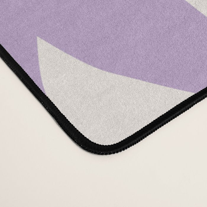 Leaves Purple Desk Mat Gallery Image 4