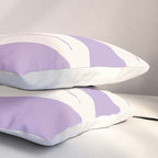 Leaves Purple Pillow Sham Gallery Image 3