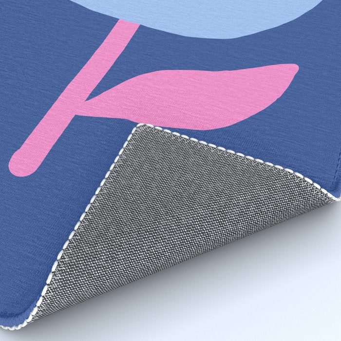 Happy Tulip - blue pink Rug Gallery Image 4