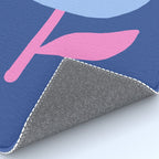 Happy Tulip - blue pink Rug Gallery Image 4