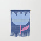 Happy Tulip - blue pink Wall Hanging Gallery Image 1