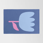 Happy Tulip - blue pink Rug Gallery Image 2