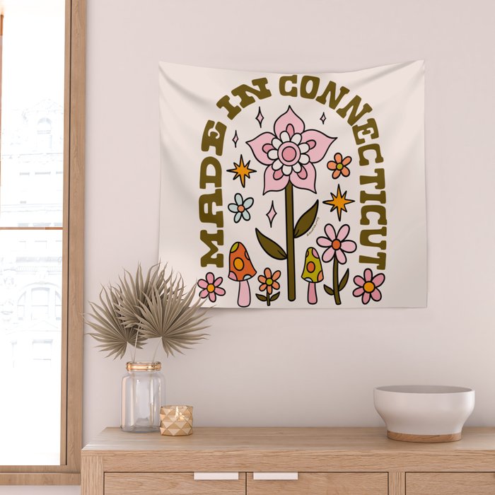 Made In Connecticut Wall Tapestry Gallery Image 2
