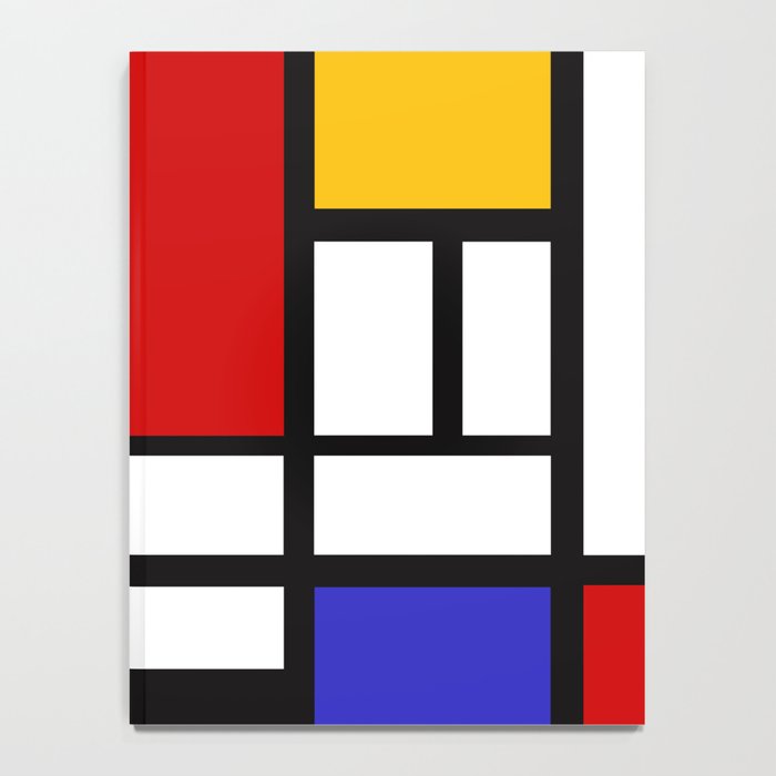 Piet Mondrian - Composition with Red, Yellow, and Blue 1942 Artwork Notebook Gallery Image 4