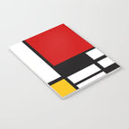 Piet Mondrian - Composition with Red, Yellow, and Blue 1942 Artwork Notebook Gallery Image 3