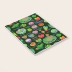 Baby succulent 3 - Mesembs (dark) Notebook Gallery Image 3