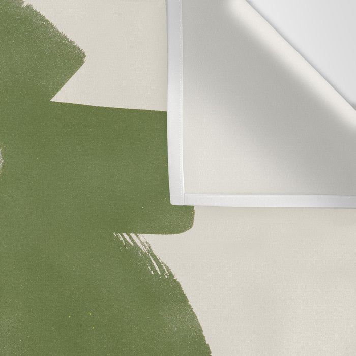 Abstract Paint Form 1 - Green Wall Tapestry Gallery Image 3