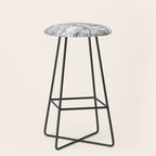 Prague White Map Stool Gallery Image 1
