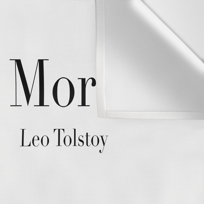 Memento Mori Quote by Leo Tolstoy Wall Tapestry Gallery Image 3