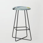 City life blocks blue teal Stool Gallery Image 1