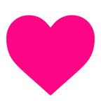 Preppy Heart Hot Pink and White  Coffee Mug Gallery Image 2