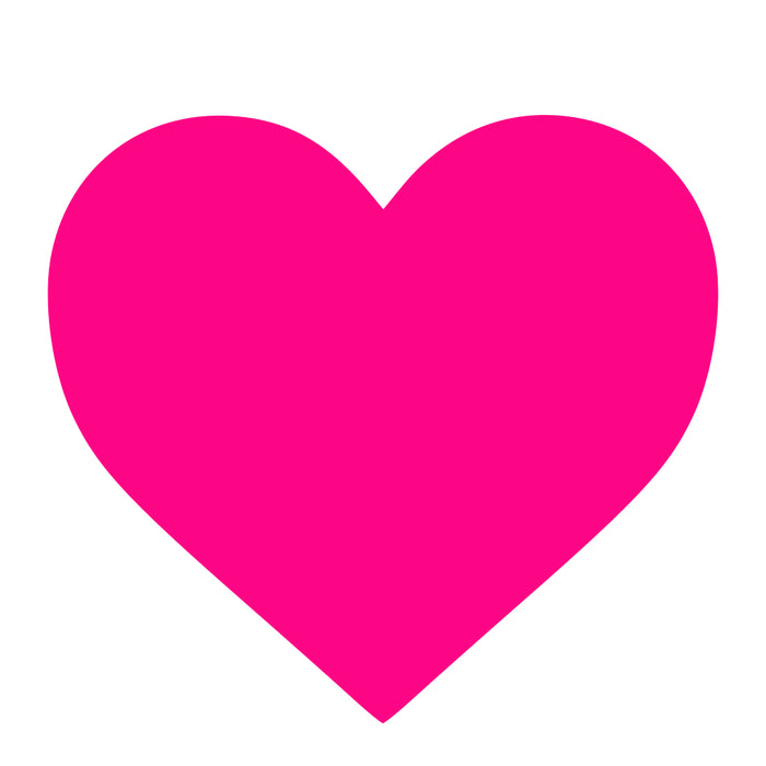 Preppy Heart Hot Pink and White  Coffee Mug Gallery Image 2