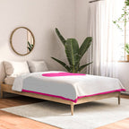 Preppy Heart Hot Pink and White  Comforter Gallery Image 2