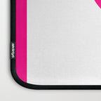 Preppy Heart Hot Pink and White  Laptop Sleeve Gallery Image 3