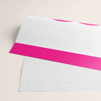 Preppy Heart Hot Pink and White  Wrapping Paper Gallery Image 2