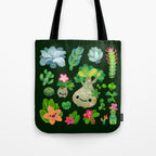 Baby succulent 4 - dark Tote Bag Gallery Image 1