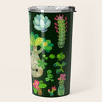 Baby succulent 4 - dark Travel Mug Gallery Image 2