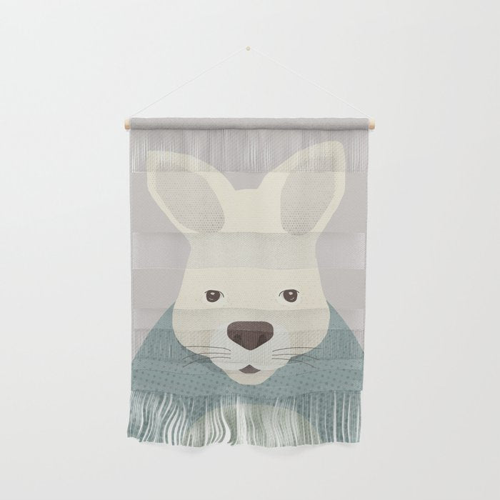 Whimsy Kangaroo, Animal Portrait Wall Hanging Gallery Image 1