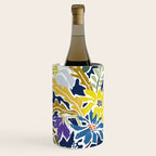 cosmopolitan flowers navy blue Wine Chiller Gallery Image 1