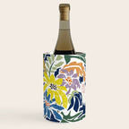 cosmopolitan flowers navy blue Wine Chiller Gallery Image 3