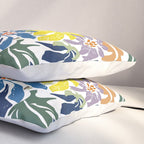 cosmopolitan flowers navy blue Pillow Sham Gallery Image 3