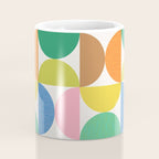 Mid Century Modern Shapes - Multi Color Coffee Mug Gallery Image 4