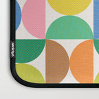Mid Century Modern Shapes - Multi Color Laptop Sleeve Gallery Image 3