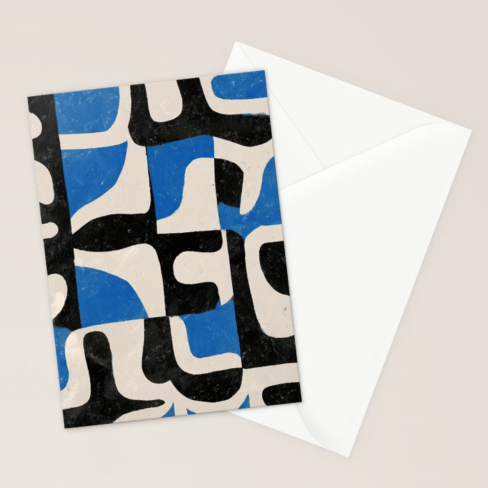 Intersecting Forms Stationery Card Gallery Image 2