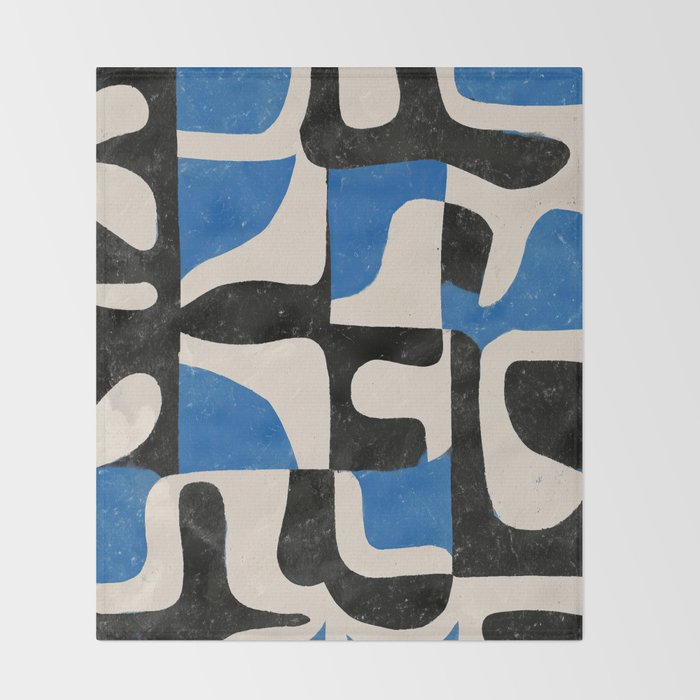 Intersecting Forms Throw Blanket Gallery Image 2