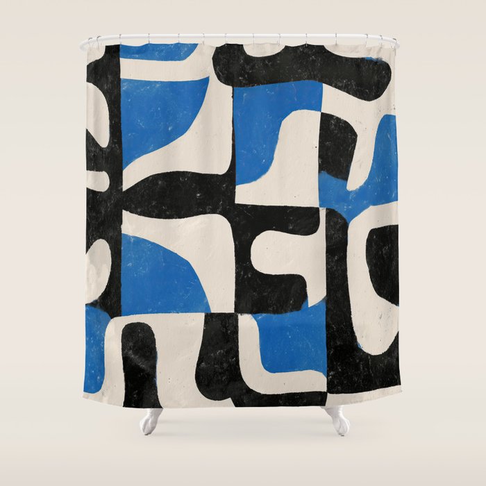 Intersecting Forms Shower Curtain Gallery Image 1